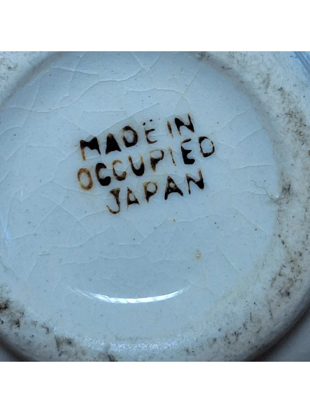 2 VTG Miniature Pottery Vases One Is Morikin From Occupied Japan